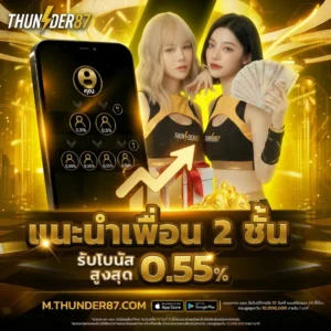 ฝากถอนทรูวอลเล็ต thunder87 ระบบออโต้แท้ ไม่มีขั้นต่ำ สะดวก 24 ชม